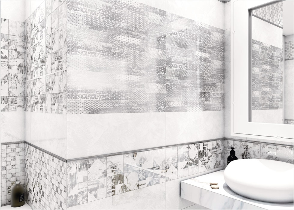 Декор "Vesta Silver" 600Х200 DW11VST00