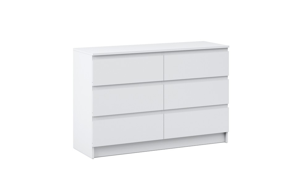 Комод "Оникс вайт" 6 ящиков