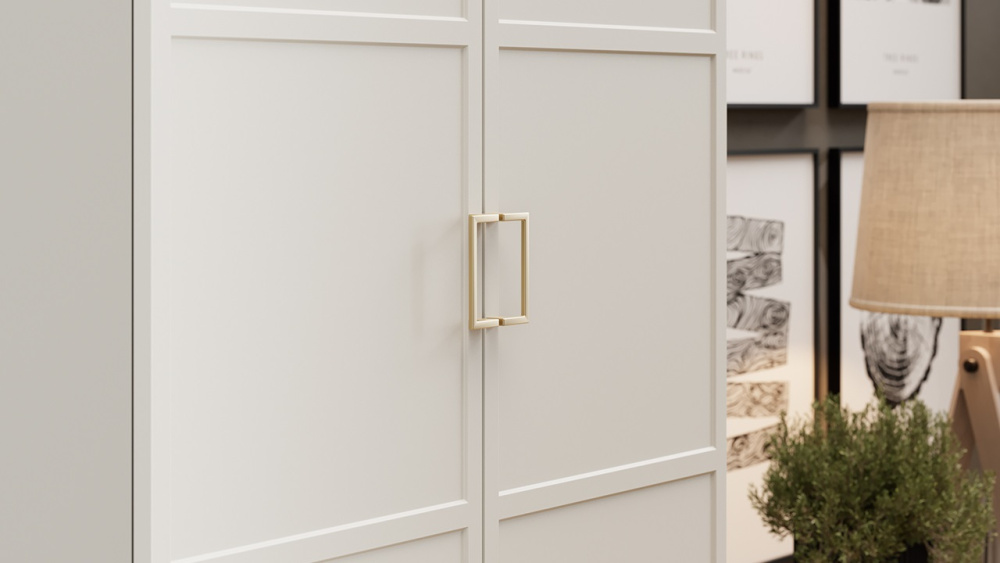 Спальня «Стелла» Белый холст, Белый Жемчуг