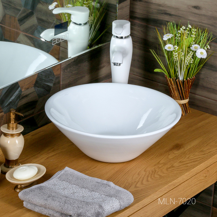 Раковина накладная MELANA MLN-7020 425Х425Х150