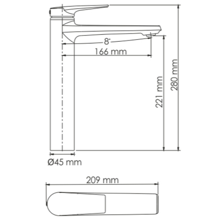 Смеситель для раковины WasserKRAFT "Glan" 6603H