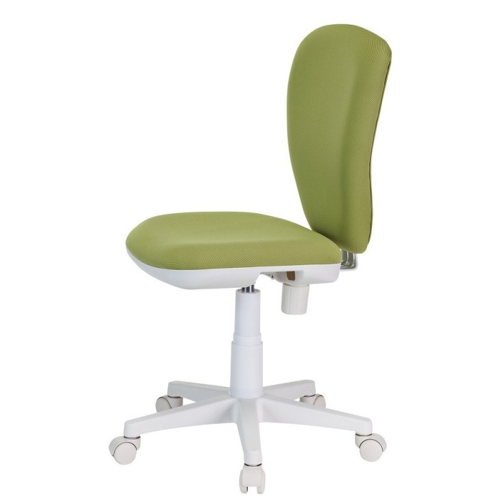 Кресло KD-W10 светло-зеленый 26-32 крестов. пластик пластик белый