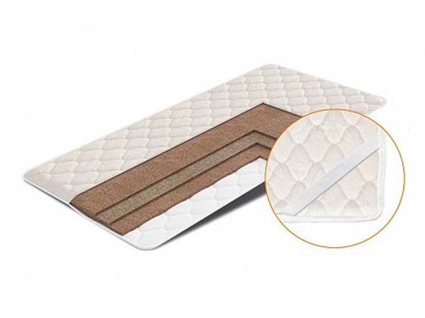 Наматрасник Lux Hard 80х190 с чехлом Cotton plus