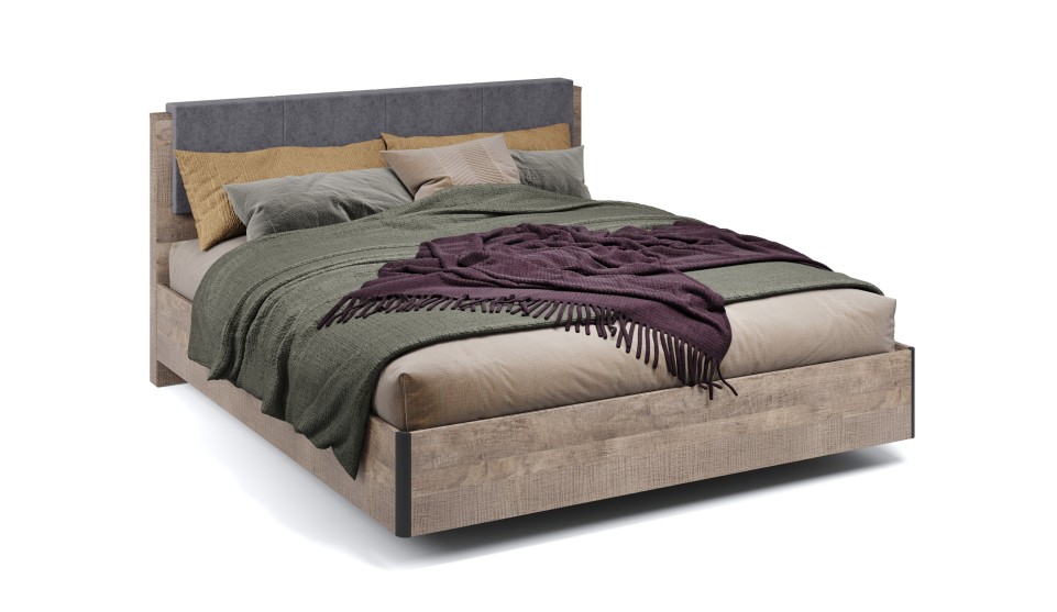 Кровать МИ 180 без ламелей "Стокгольм"