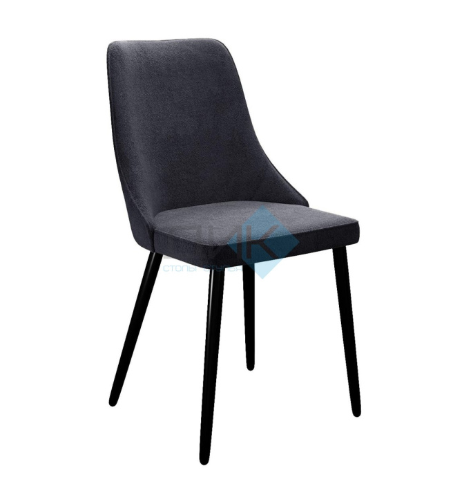 Стул DikLine 286 TW11 серый, ножки черные