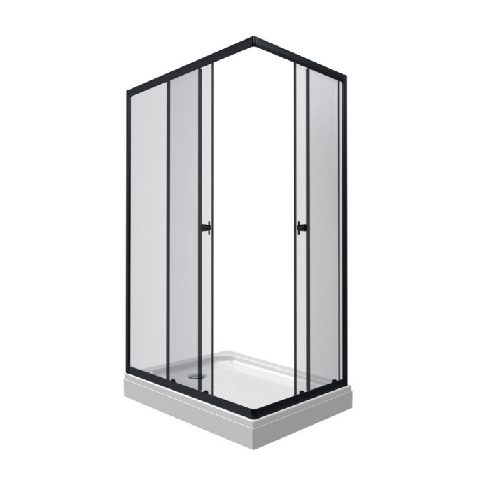 Душевое ограждение Triton Вента Блэк 1000Х800Х2020 Душевое ограждение Triton Вента Блэк 1000Х800Х2020