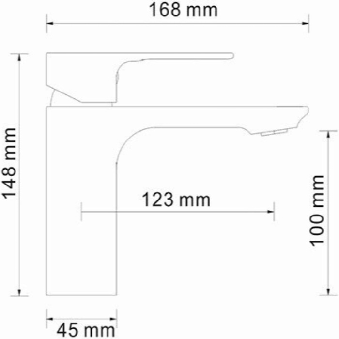 Смеситель для раковины WasserKRAFT "Dinkel" 5803 