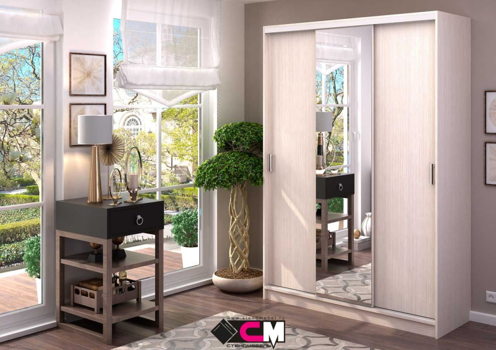 Шкаф-купе "Альянс" 1,5м