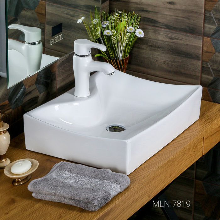 Раковина накладная MELANA MLN-7819 550Х400Х140