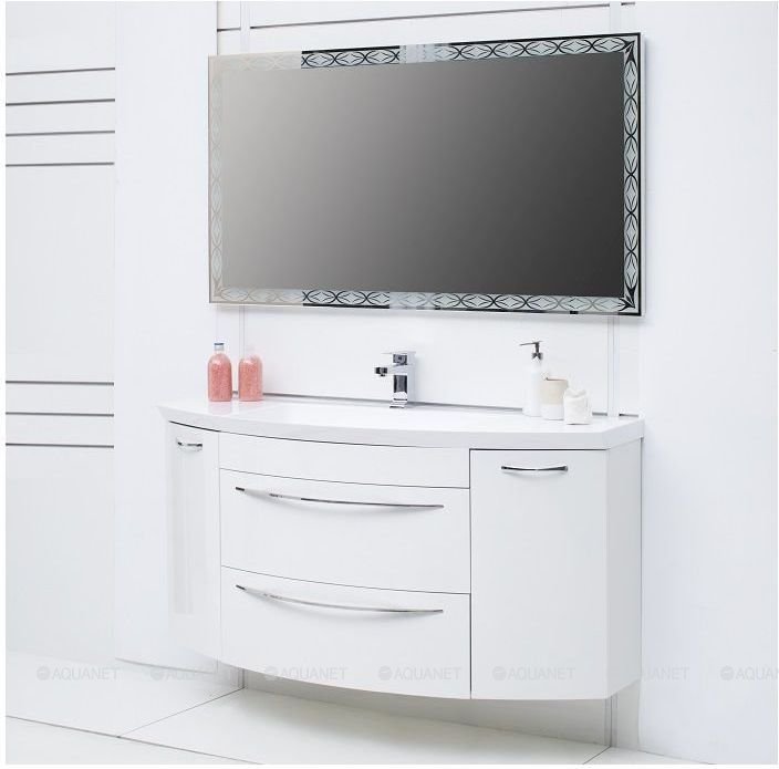 Тумба с раковиной AQUANET "Лонг 140"