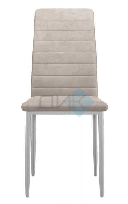 Стул DikLine ТЕКС B03 BEIGE (ножки белые)