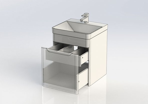 Тумба с раковиной AQUANET "София 50"