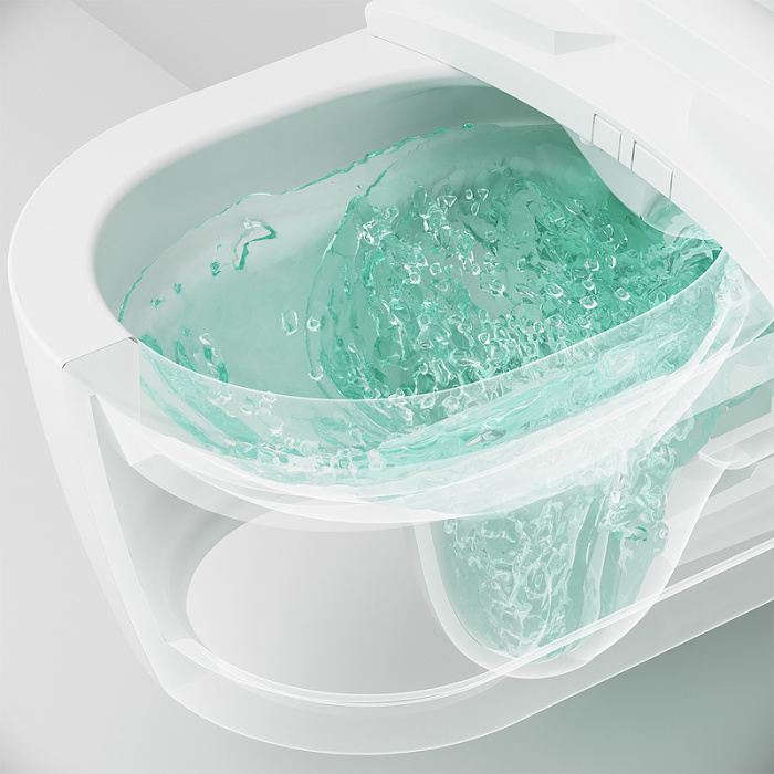 Унитаз подвесной с электронным сиденьем Микролифт AM.PM Func C8F1702SC