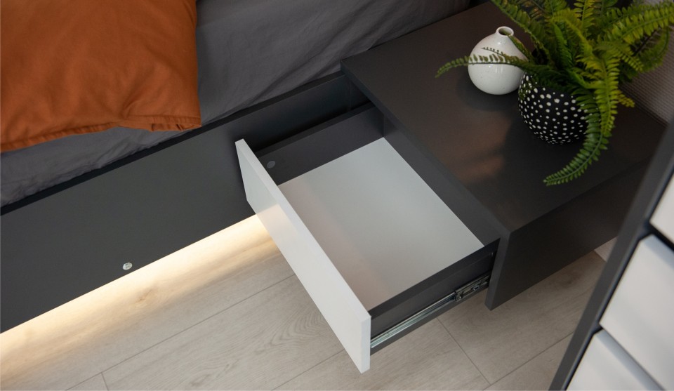 Спальня "Мишель" Антрацит