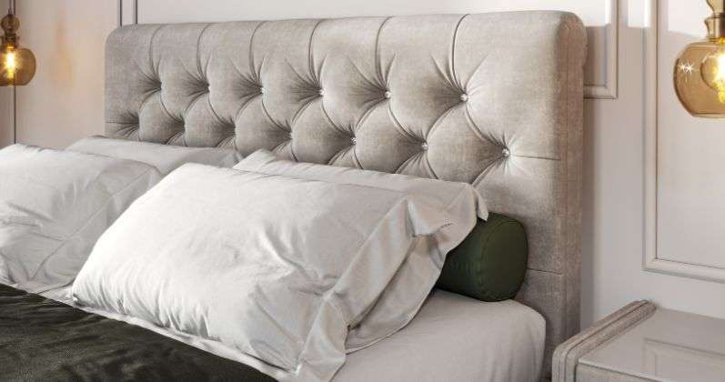 Кровать с подъемным механизмом «Беатриче» со стразами 140*200