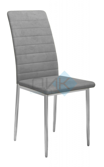 Стул DikLine ТЕКС B22 GREY (ножки хром)