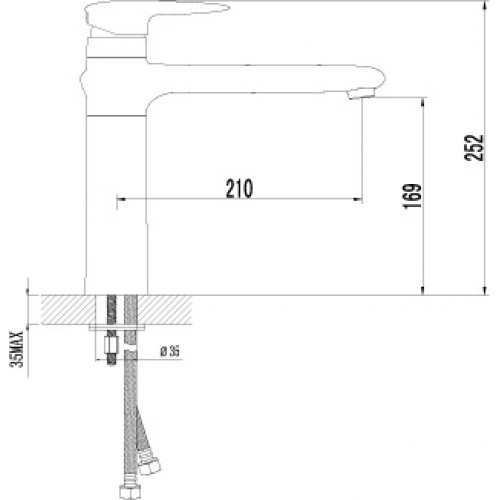 Смеситель для кухни Lemark "Status" LM4404C 