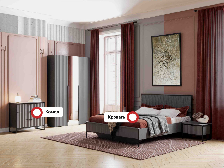 Спальный гарнитур "Нора" Спальный гарнитур "Нора"
