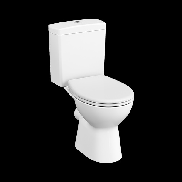 Унитаз напольный безободковый Vitra S10 "Open-Back" с сиденьем микролифт