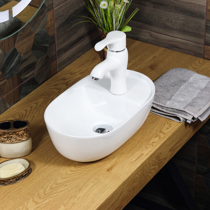 Раковина накладная MELANA MLN-78352 420Х270Х135