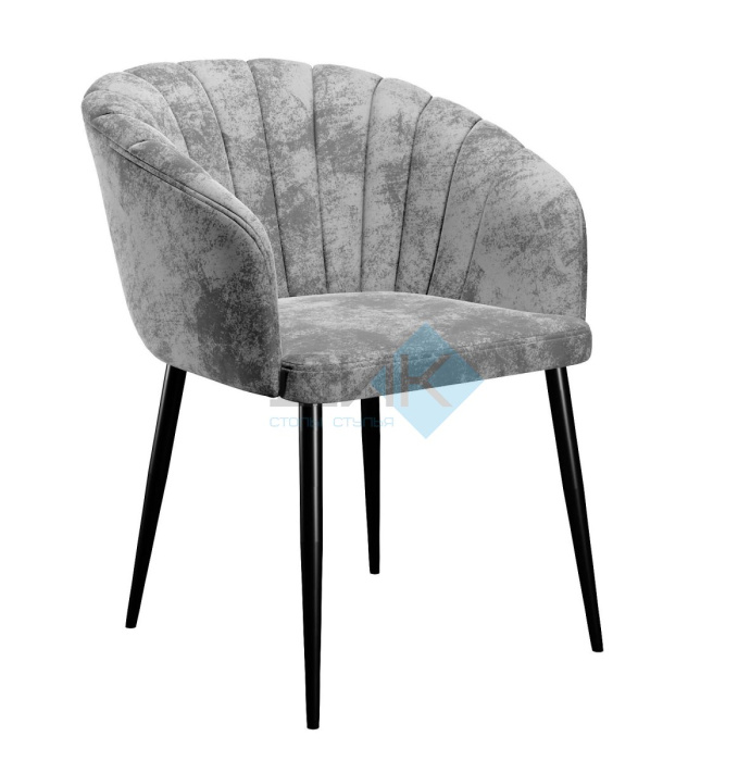 Стул DikLine 441 M13 светло-серый, ножки черные Стул DikLine 441 M13 светло-серый, ножки черные