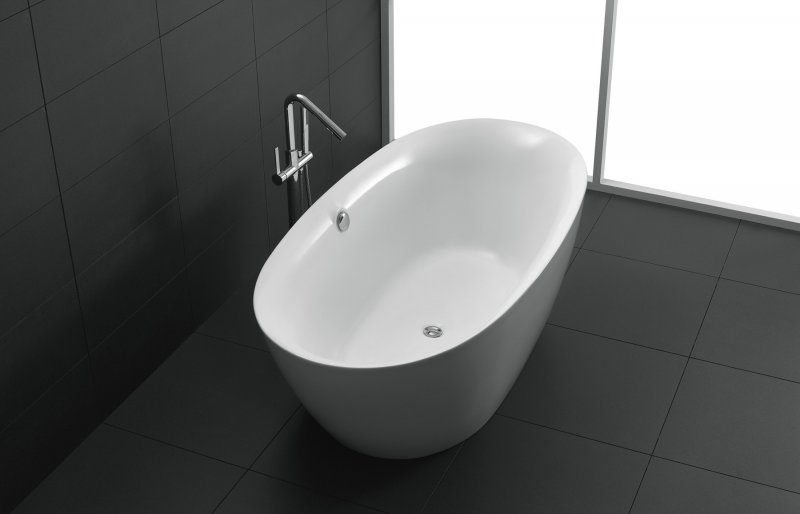 Ванна акриловая отдельностоящая BELBAGNO BB68-180Х90