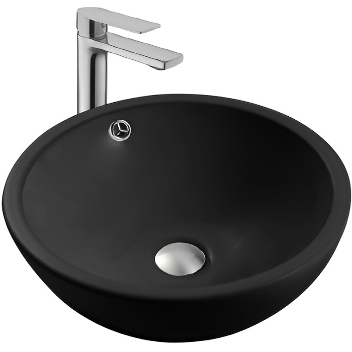 Раковина накладная Aquatek 44 AQ5354-MB Черная матовая