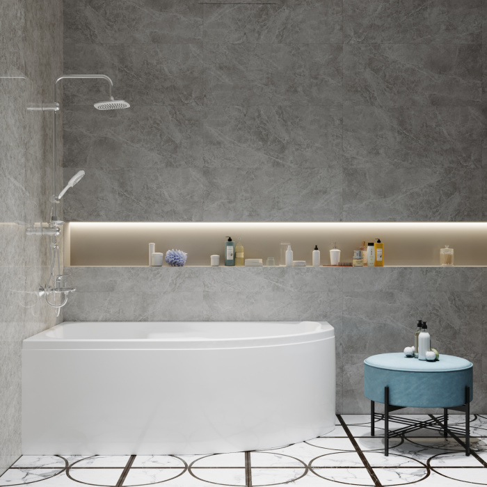 Ванна акриловая обрезанная София 150-левая 1500Х950Х610