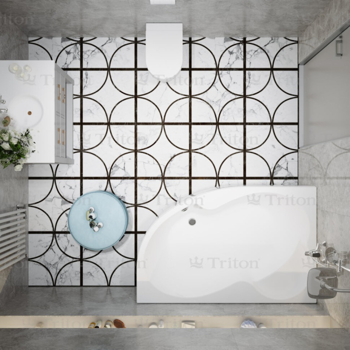 Ванна "Мари 170Х110" правая