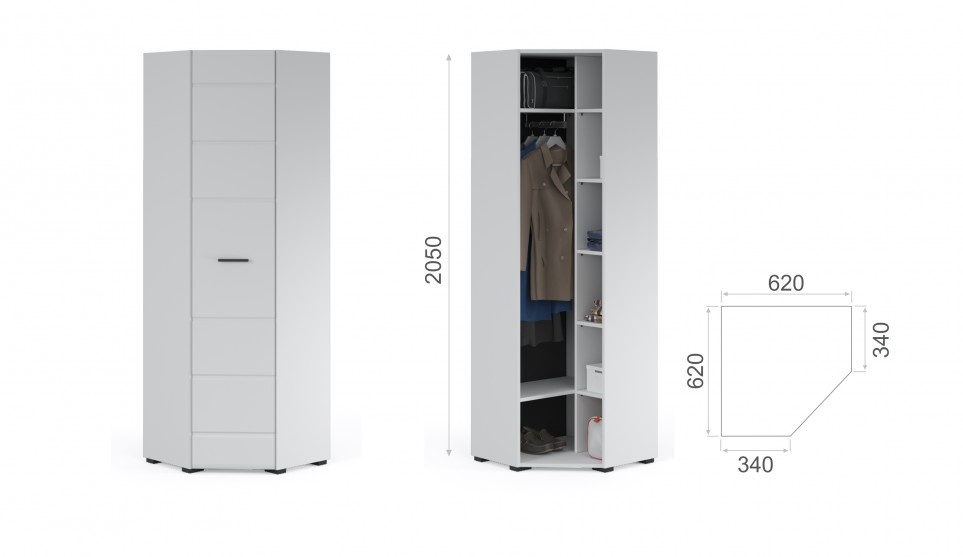 Шкаф угловой "Йорк" Шкаф угловой "Йорк"