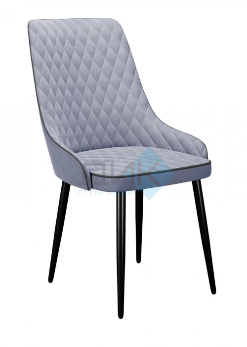 Стул DikLine 305 микровелюр Z46 перламутр (ножки черные) Стул DikLine 305 микровелюр Z46 перламутр (ножки черные)