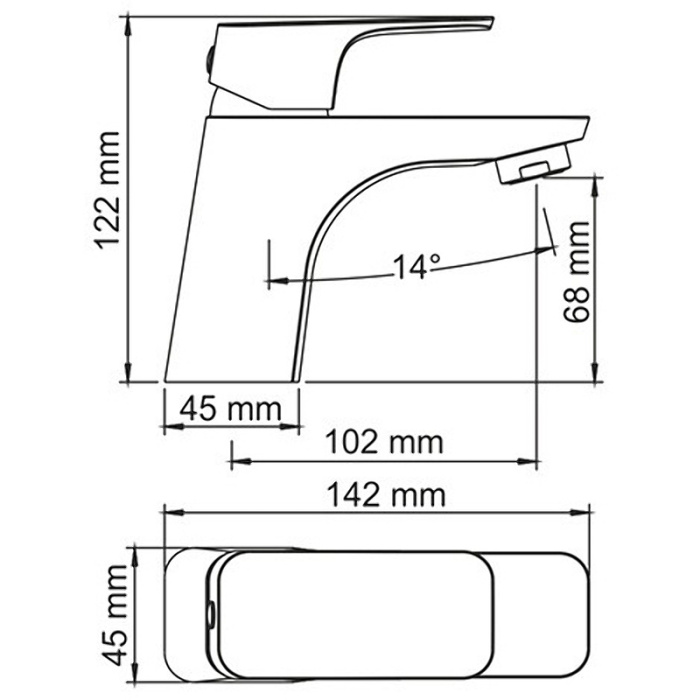 Смеситель для раковины WasserKRAFT "Salm" 2703