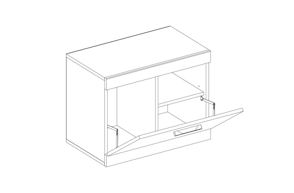 Тумба для обуви "OSKAR" 1D 