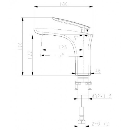 Смеситель для раковины Lemark "Bellario" LM6806C 