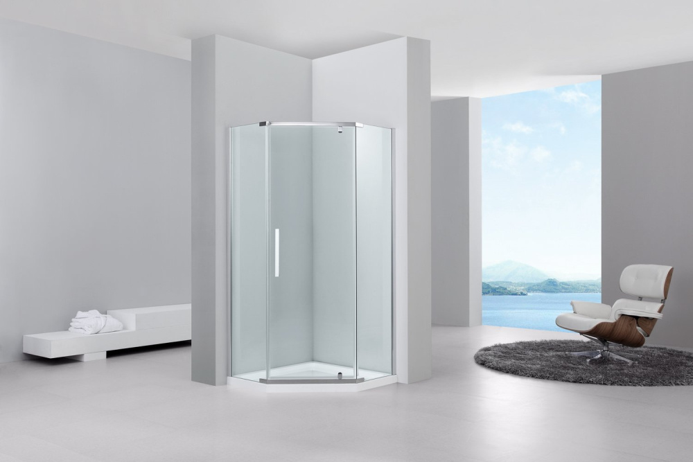 Душевое ограждение "Black&White" S305 (900Х900Х1950)