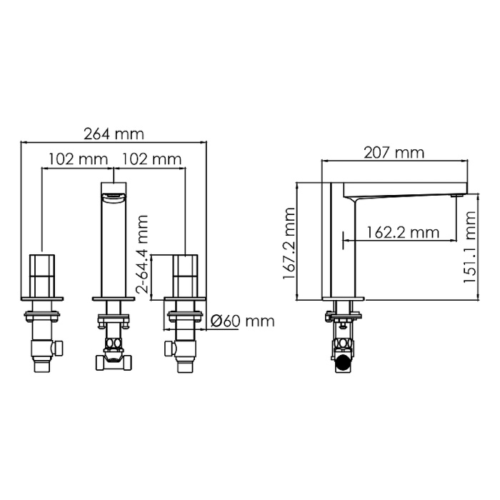 Смеситель для раковины WasserKRAFT "Naab" 8635 