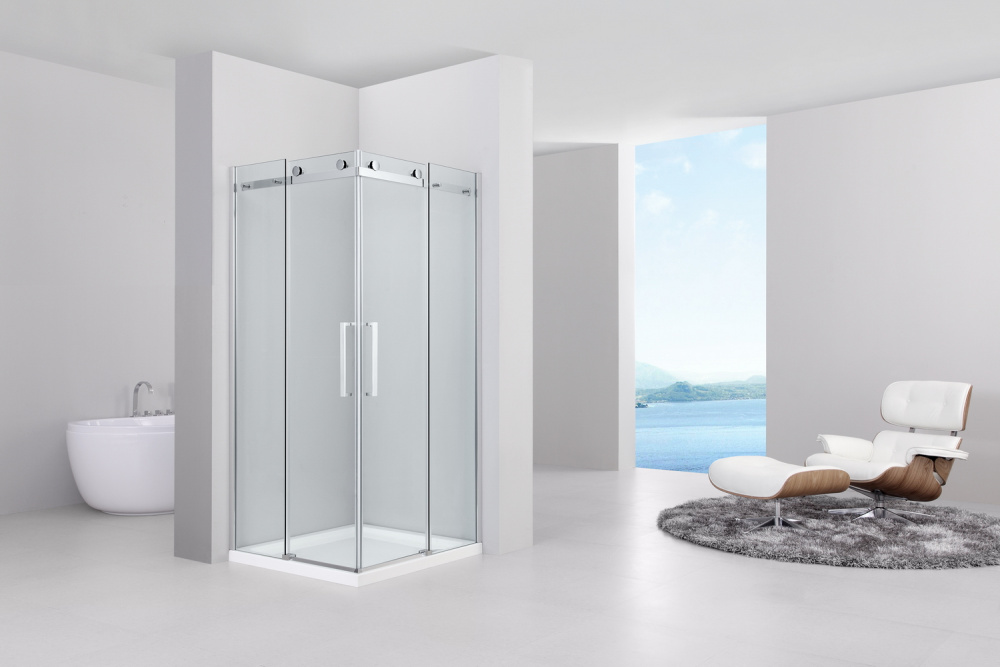 Душевое ограждение "Black&White" S202 (900Х900Х1950) Душевое ограждение "Black&White" S202 (900Х900Х1950)