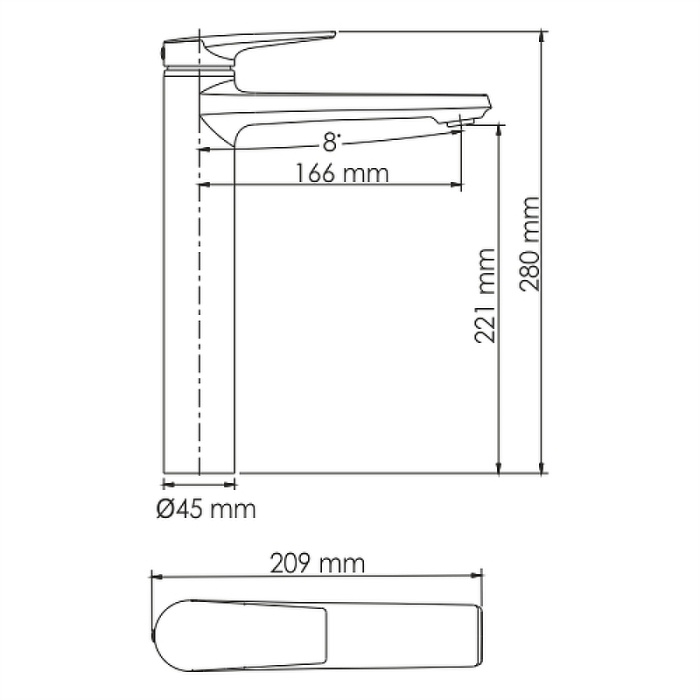 Смеситель для раковины WasserKRAFT "Aisch" 5503H