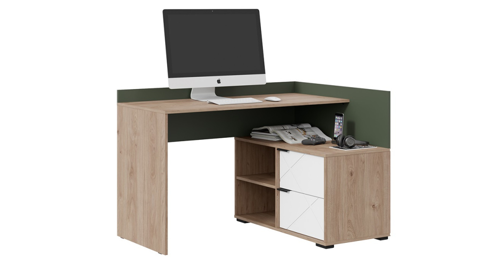 Стол письменный угловой "Лео" - ТД-410.15.03 Стол письменный угловой "Лео" - ТД-410.15.03