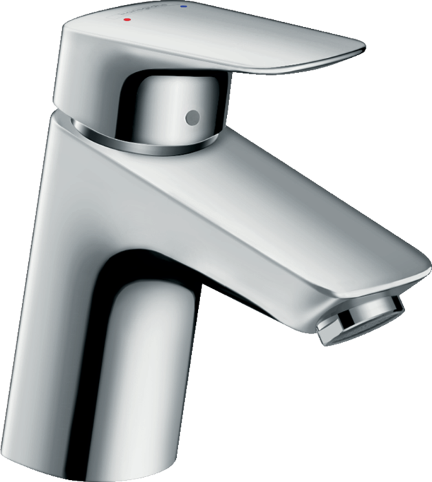 Смеситель для раковины HANSGROHE "Logis" 70мм push-open