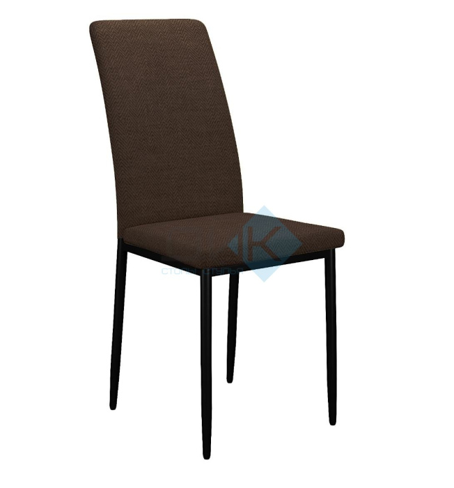 Стул DikLine 272 SB3 шоколад, ножки черные