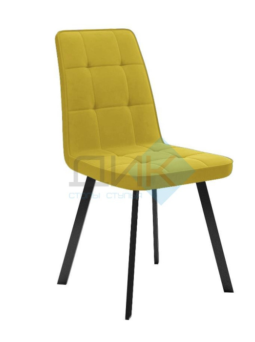Стул DikLine 207 B16 YELLOW (ножки черные) Стул DikLine 207 B16 YELLOW (ножки черные)