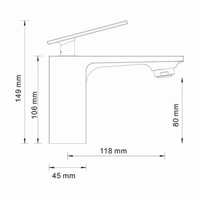 Смеситель для раковины WasserKRAFT "Alme" 1503