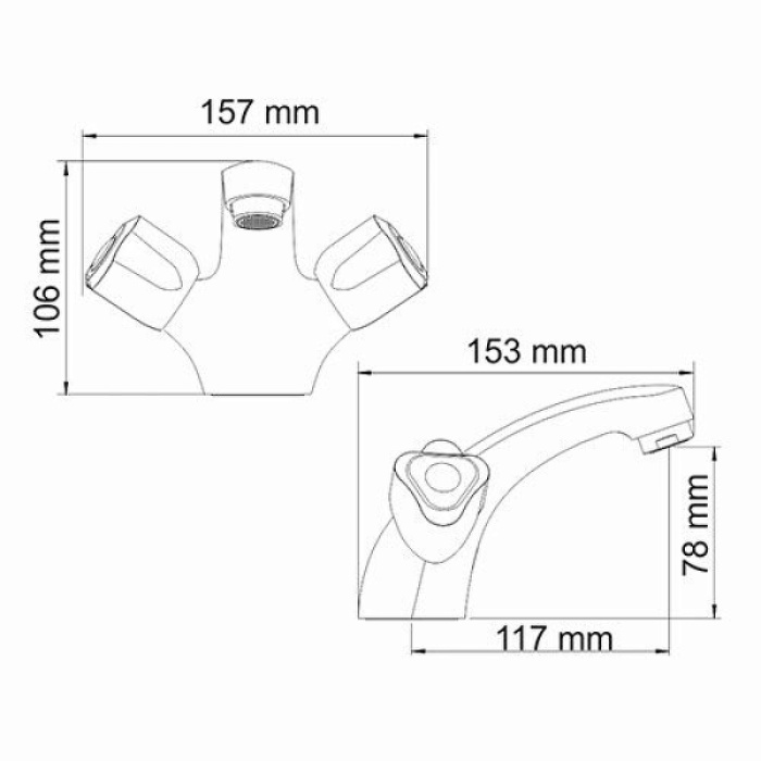 Смеситель для раковины WasserKRAFT "Amper" 2903