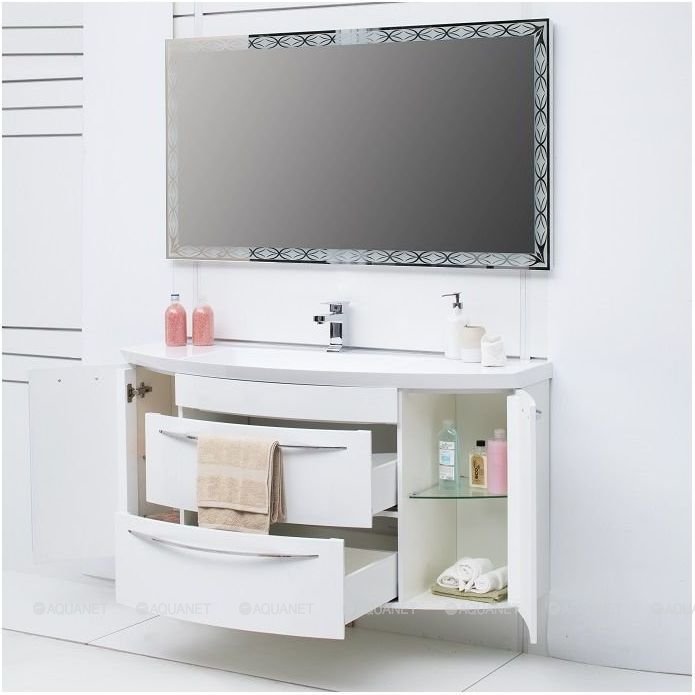 Тумба с раковиной AQUANET "Лонг 140"