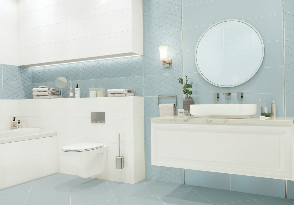 Плитка настенная Fly Blue WT9FLY06 249Х500Х8,5