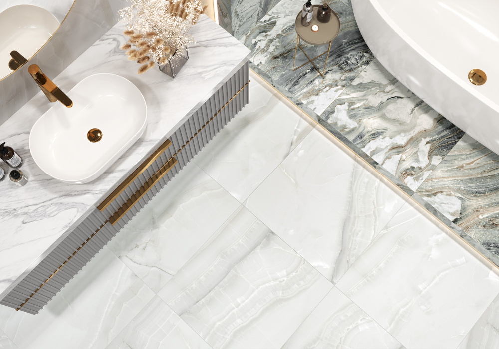 Керамогранит полированный "Snow Onyx" 60Х60