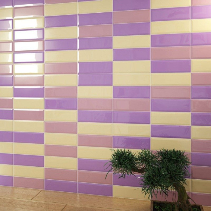 Плитка настенная "Metro lavender wall 02 v2" 100Х300