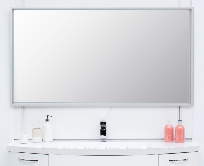 Зеркало AQUANET "Алюминиум 140" подсв. 4 стороны