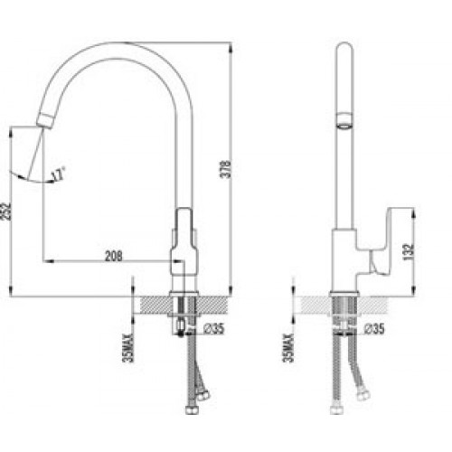 Смеситель для кухни Lemark "Basis" LM3605C 